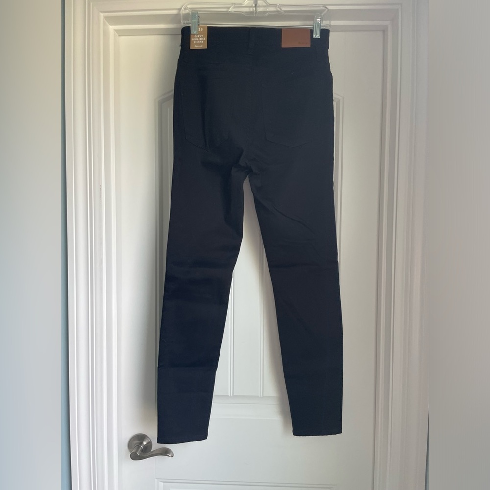 NWT Madewell Curvy High-Rise Skinny Jeans in Carbondale Wash - 28 - Picture 6 of 7